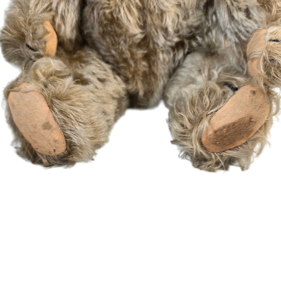 1950s VTG 18 Mohair Teddy Bear Fully Jointed Growler Hump Back Gebrüder Hermann